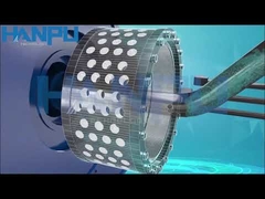 HR Piston Horizontal Pusher Centrifuge 2 Stage For Salt Processing Plant