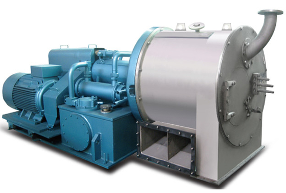 गुणवत्ता  Two Stage Piston Pusher Centrifuge Machine Sea Salt Dewatering Separation Processing कारखाना