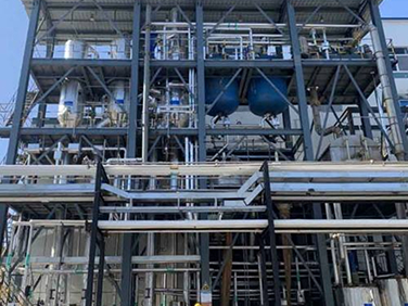 गुणवत्ता  Modular Multiple-Effect Falling Film Evaporator with Vacuum Crystallization for Wastewater (Paper & Salt Industries) कारखाना