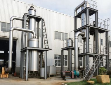 अपशिष्ट जल एमवीआर वाष्पीकरण प्रणाली बहु प्रभाव पतली स्वचालित फिल्म गिरने 1600lph