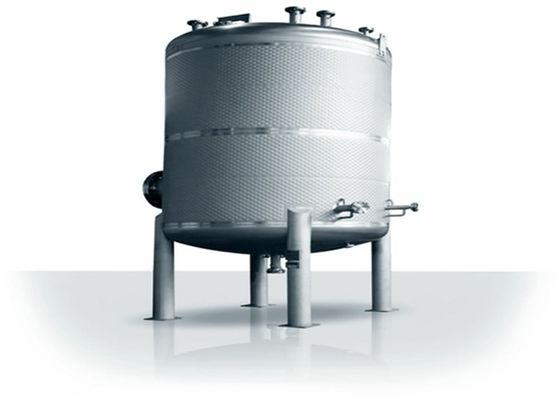 शराब की भठ्ठी प्रणाली के लिए लेजर वेल्डेड 150L तकिया प्लेट जैकेट टैंक