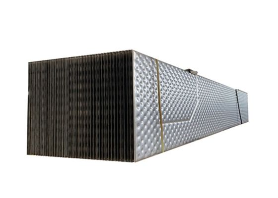 स्टेनलेस स्टील लेजर वेल्डिंग तकिया प्लेट हीट एक्सचेंजर 12x2m