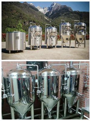 जीएमपी स्टेनलेस स्टील 5000L शंक्वाकार किण्वन टैंक